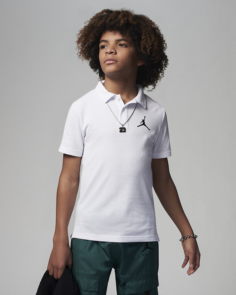 Jordan Jumpman Polo Older Kids Top. Nike UK